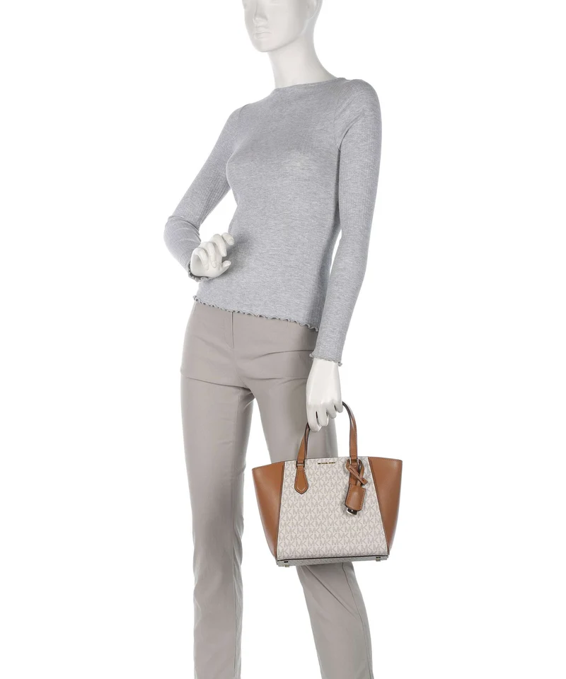 Michael Kors Taryn Handtasche vanilla/acorn