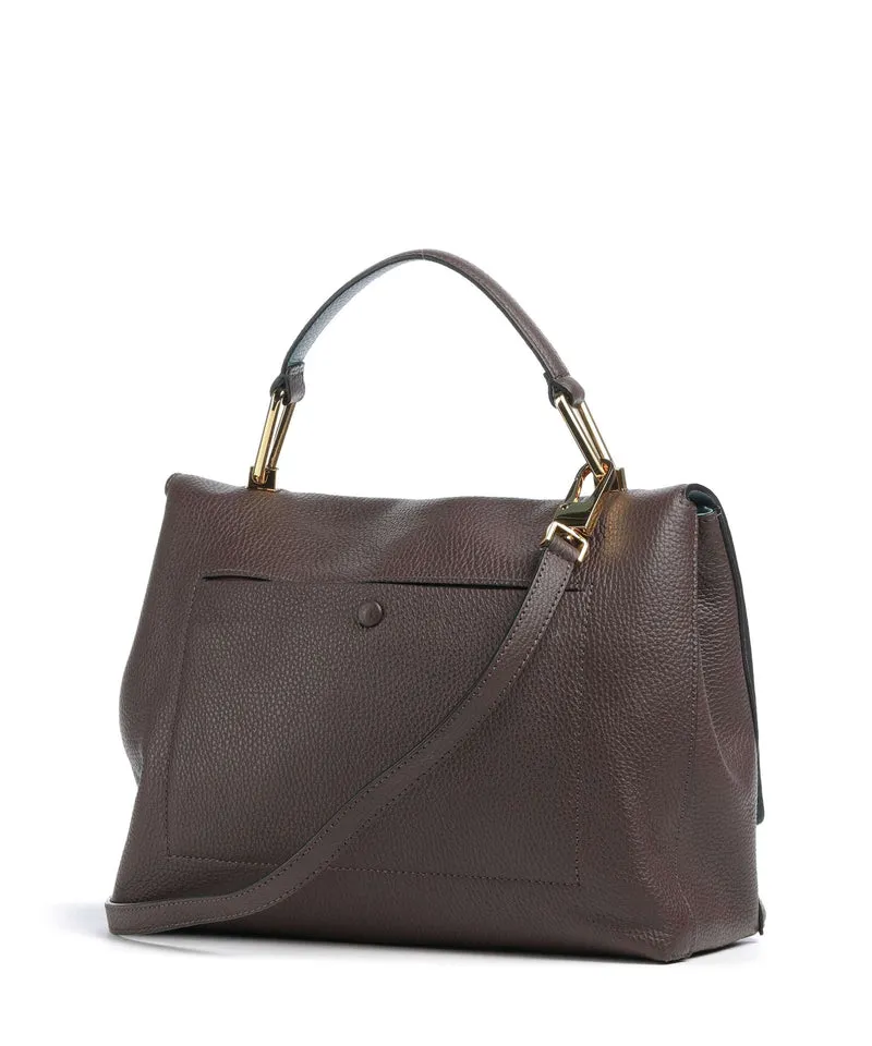 Coccinelle Liya Handtasche brunette/arctic blue