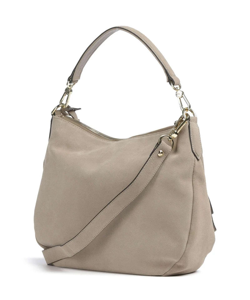 Abro Suede Juna Small Beuteltasche siena