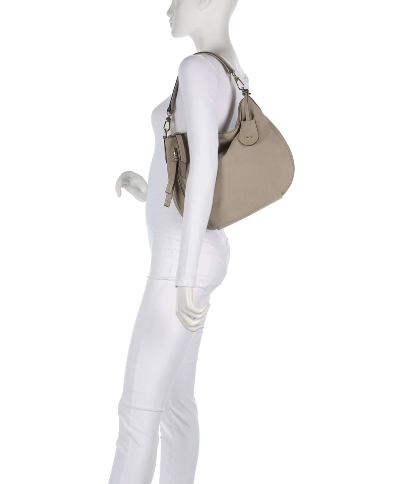 Abro Suede Juna Small Beuteltasche siena