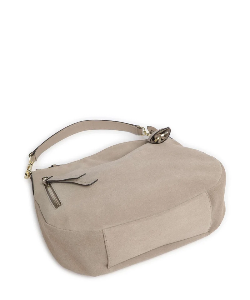 Abro Suede Juna Small Beuteltasche siena