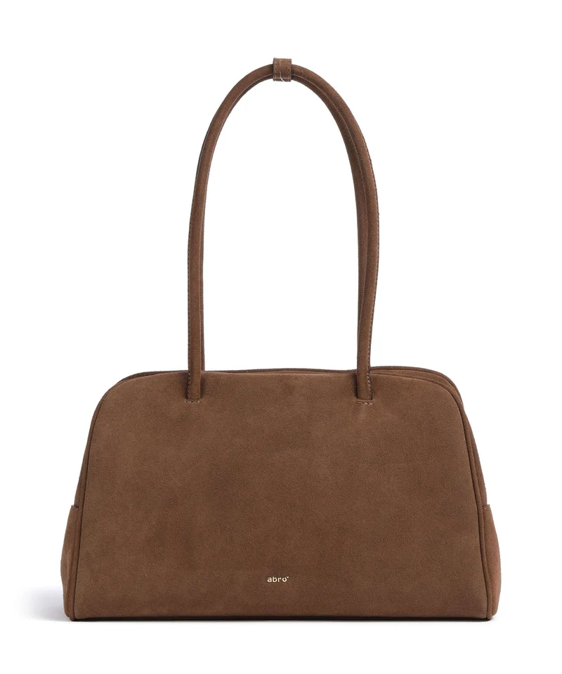 Abro Suede Amara Schultertasche wood