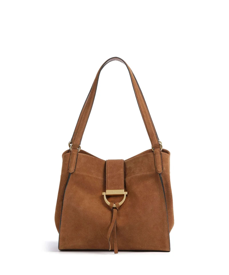 Abro Suede Temi Shopper cuoio