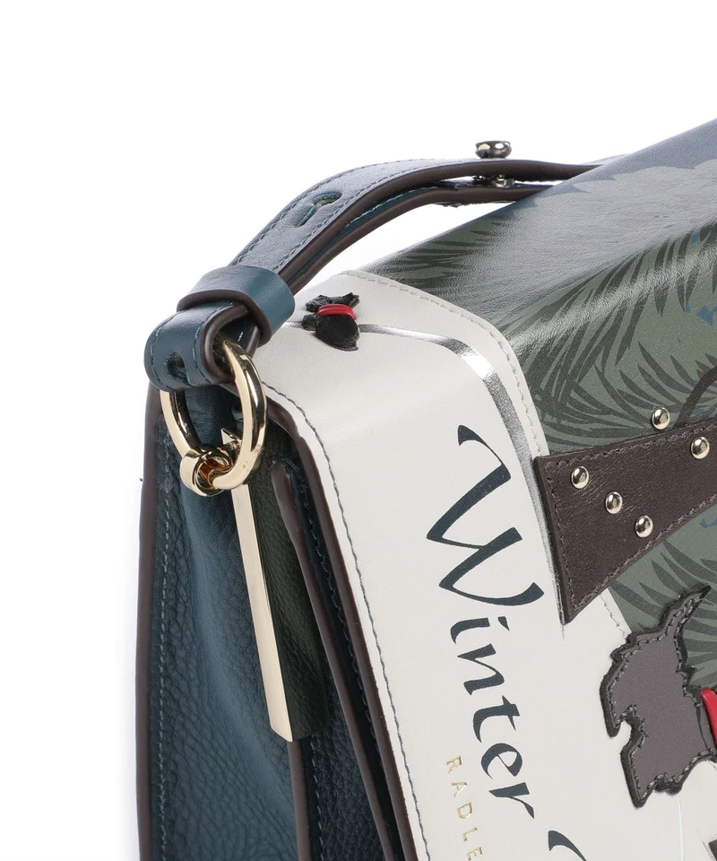 Radley London Book Street Winter Tales Umhängetasche teal