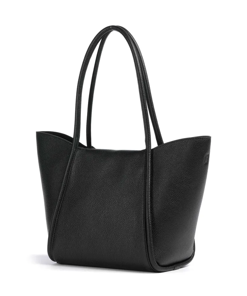 Abro Agave Willow Small Shopper black/gold