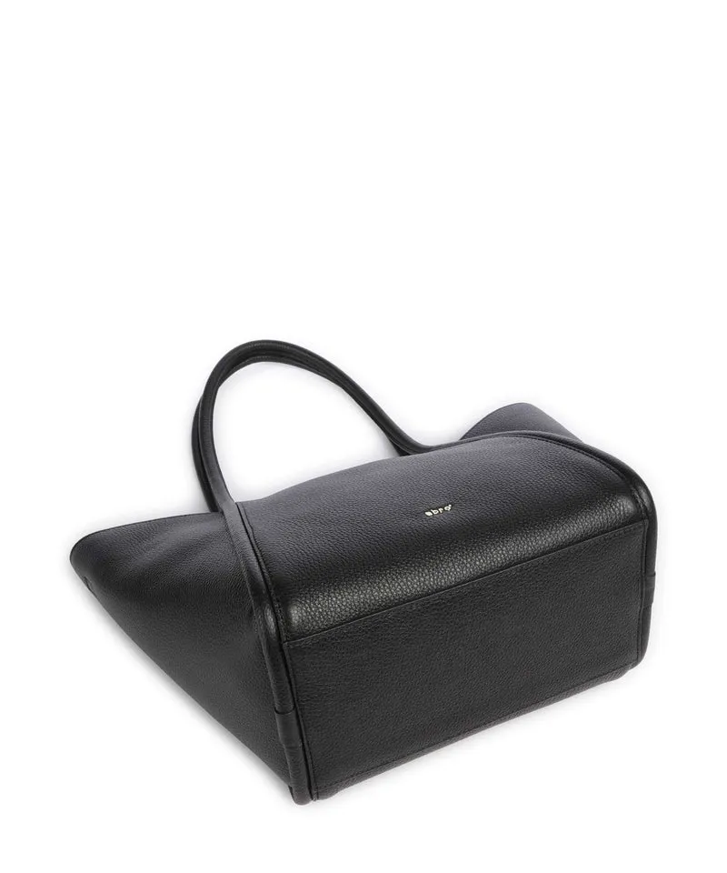 Abro Agave Willow Small Shopper black/gold