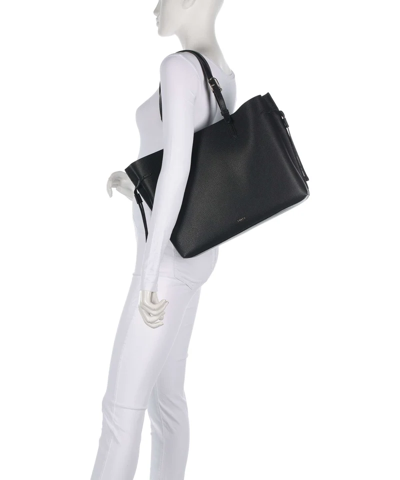 Furla Ava L Shopper nero