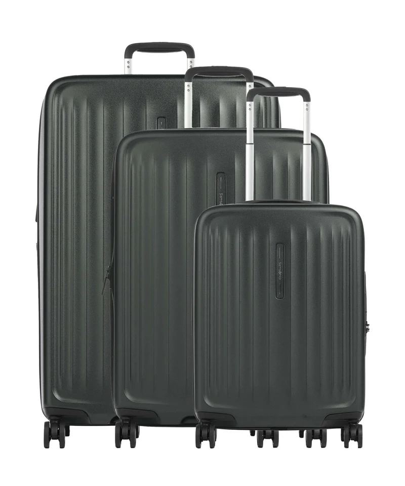 Samsonite Fyrm 4-Rollen Trolley Set deep green