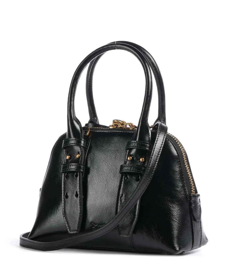 Pinko Bowling Mini Handtasche nero/antique gold