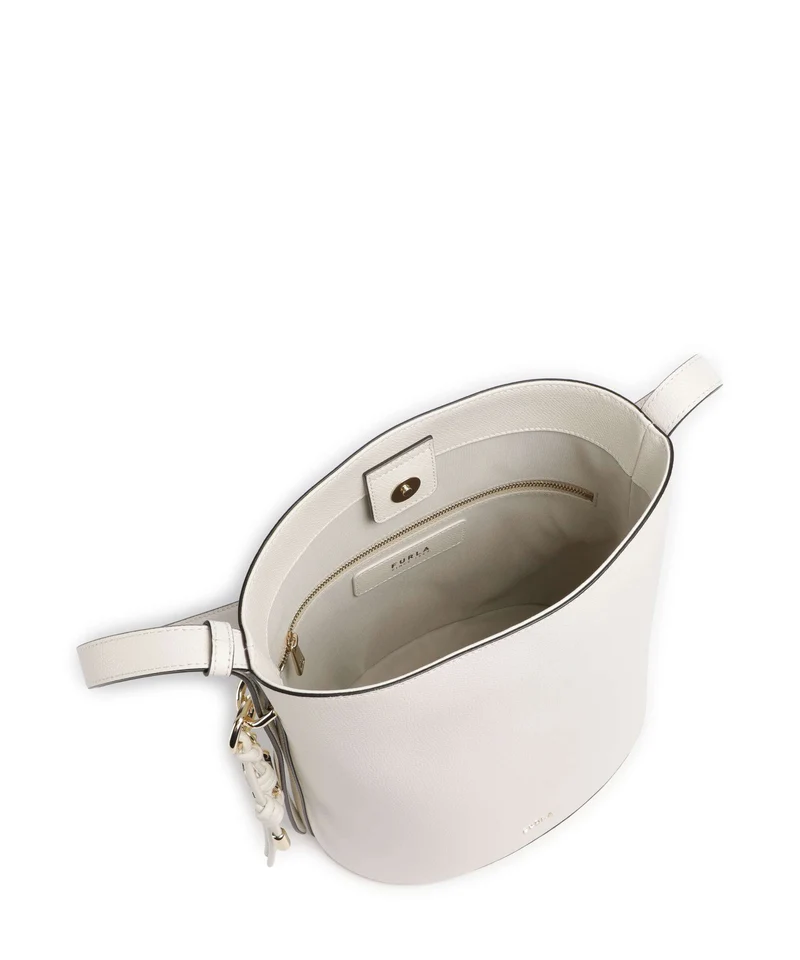 Furla Roxie S Bucket Handtasche panna