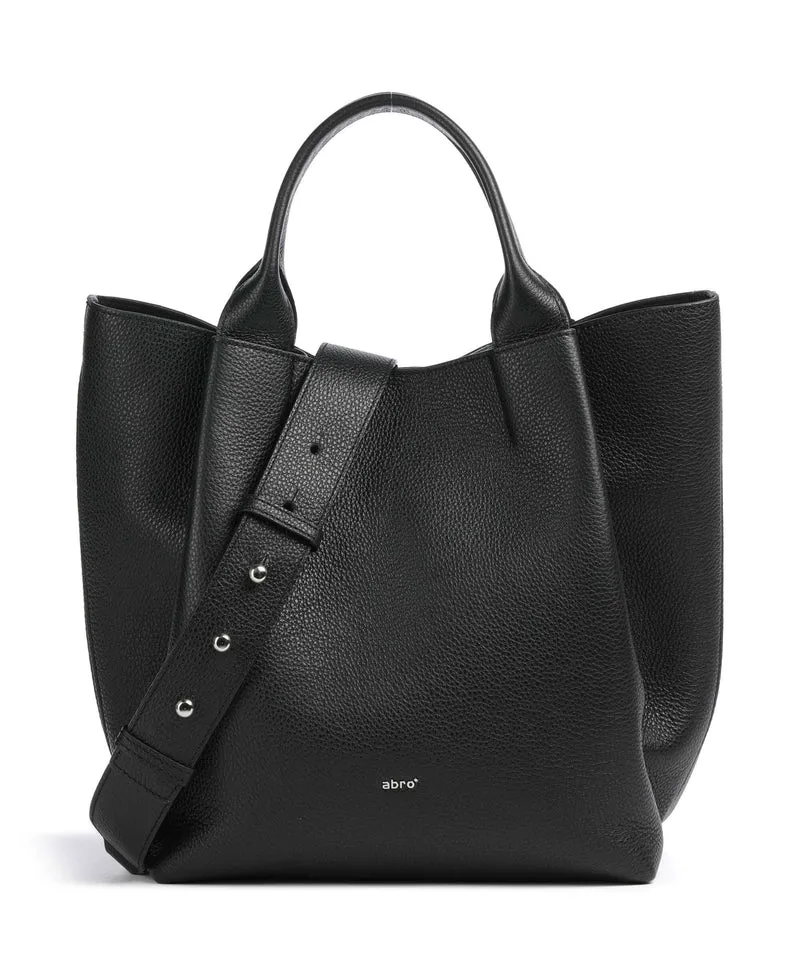 Abro Agave Essential Medium Handtasche black/nickel