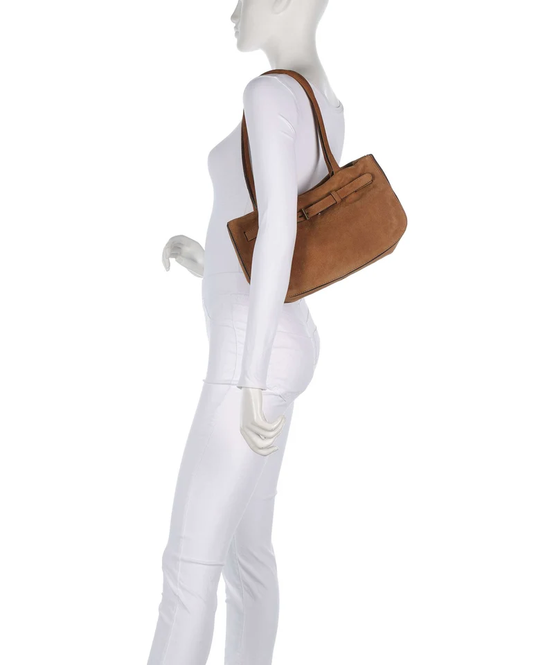 Abro Suede Jill Schultertasche cuoio