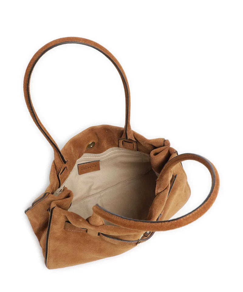Abro Suede Jill Schultertasche cuoio