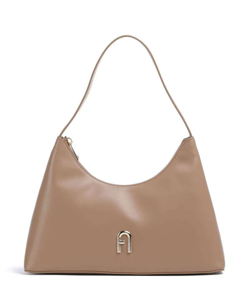Furla Diamante S Schultertasche toffee