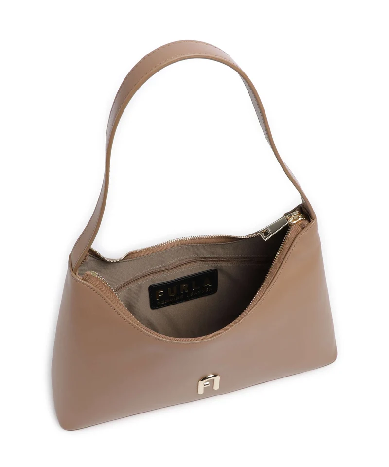 Furla Diamante S Schultertasche toffee