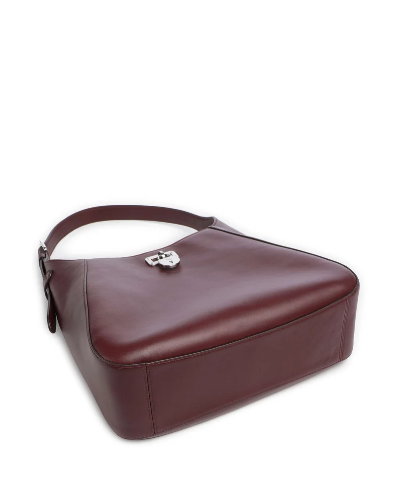 Lauren Ralph Lauren Tanner Large Schultertasche dark garnet