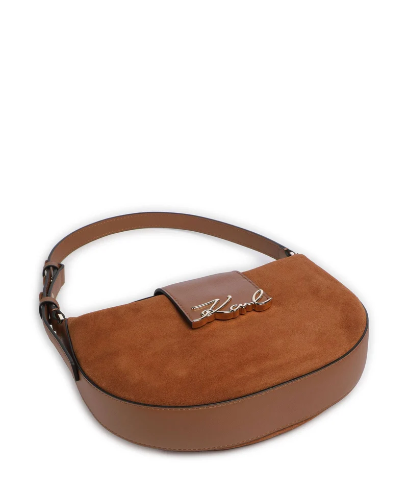 Karl Lagerfeld K/Signature Beuteltasche dark tan