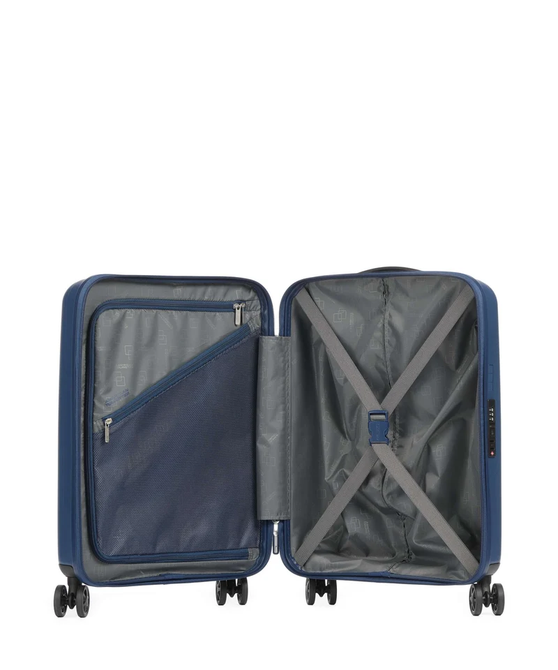 American Tourister Rejoy 4-Rollen Trolley navy blue