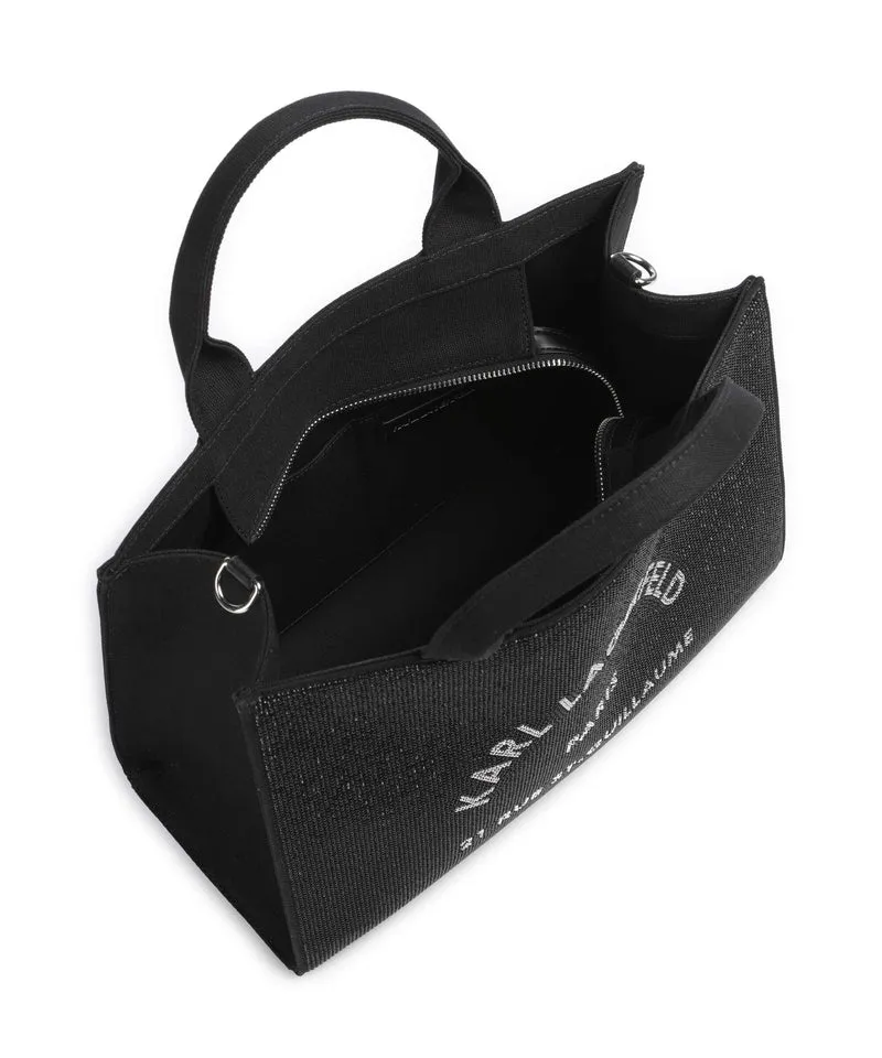 Karl Lagerfeld K/Rue St Guillaume Medium Handtasche black embellishment