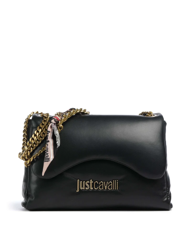 Just Cavalli Puffy Foulard Schultertasche black