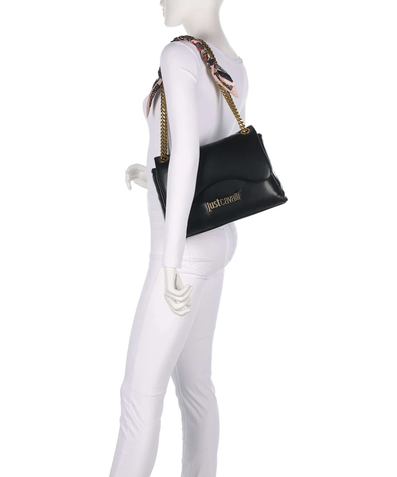 Just Cavalli Puffy Foulard Schultertasche black