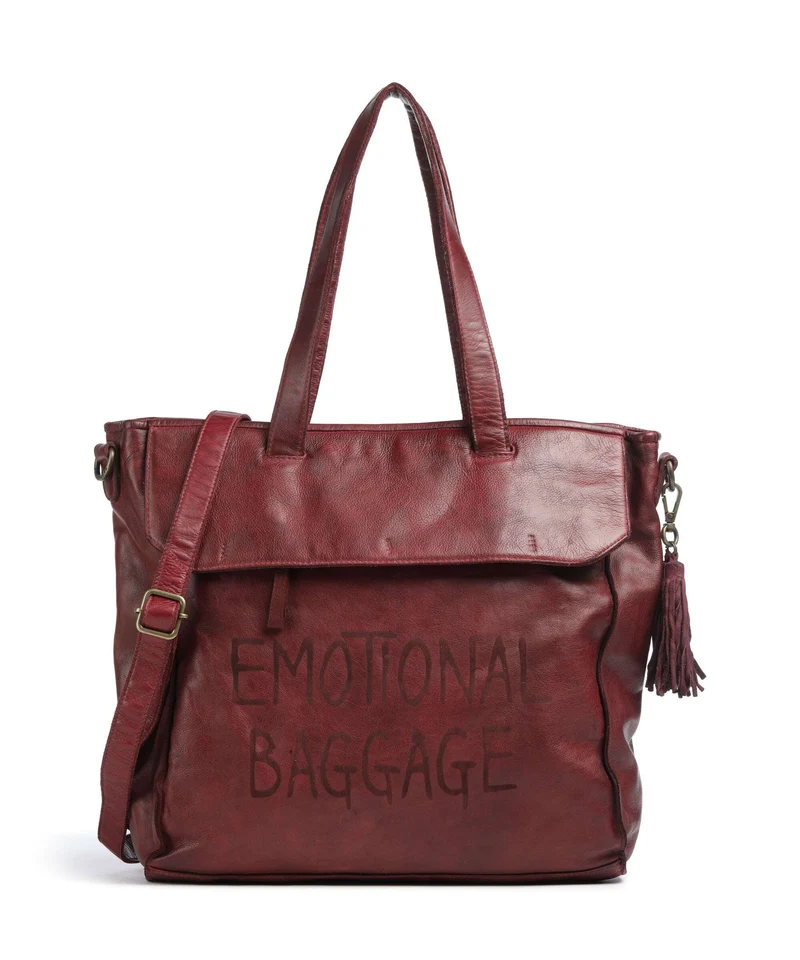 Taschendieb Wien Seelengasse 2 Shopper red burgundy