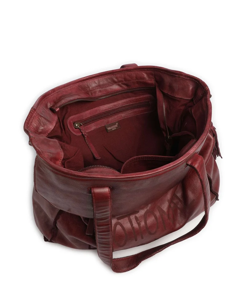 Taschendieb Wien Seelengasse 2 Shopper red burgundy