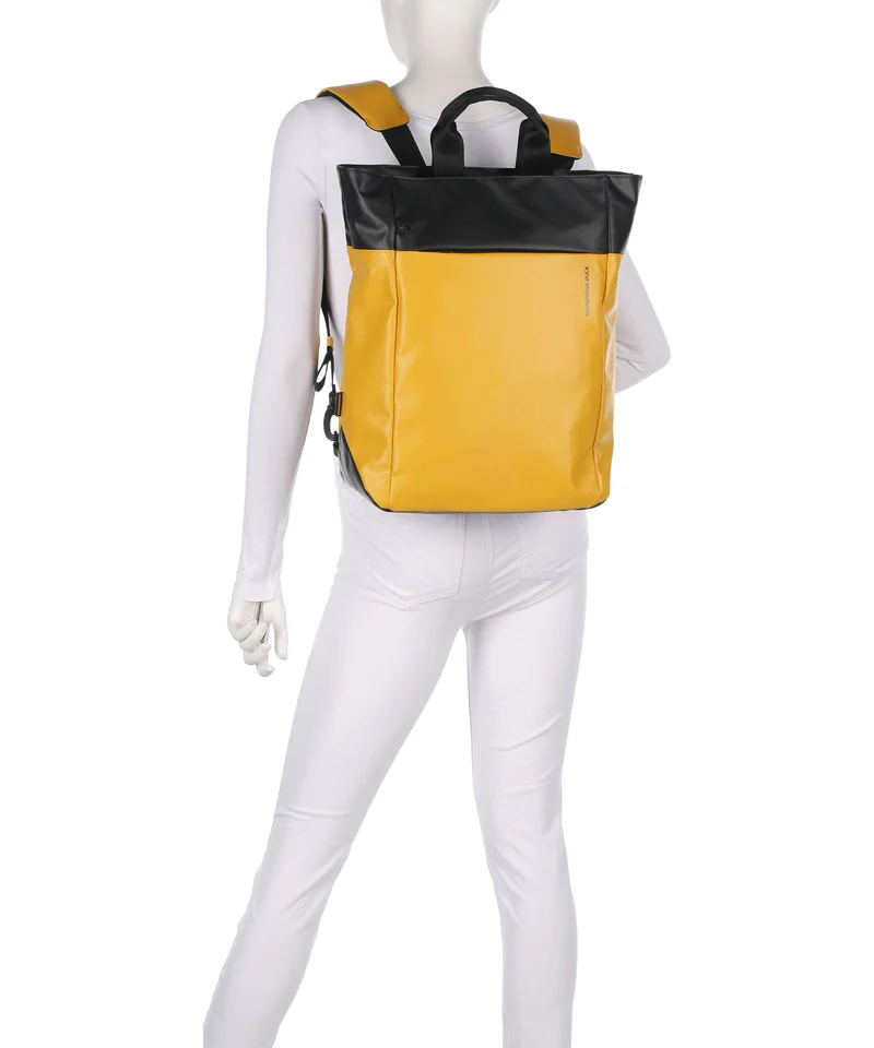 Mandarina Duck Coated Rucksack duck yellow