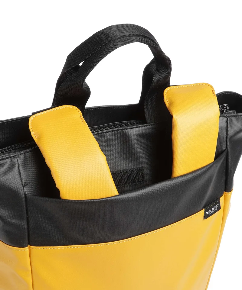 Mandarina Duck Coated Rucksack duck yellow