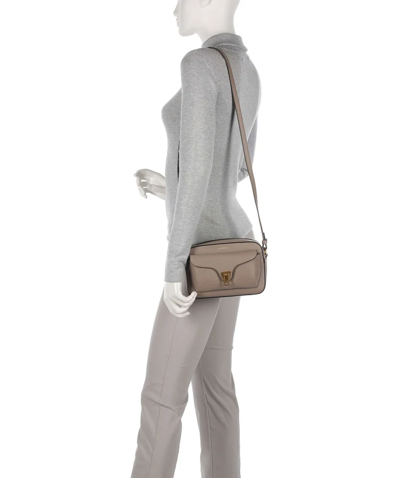 Coccinelle Beat Soft Umhängetasche warm taupe