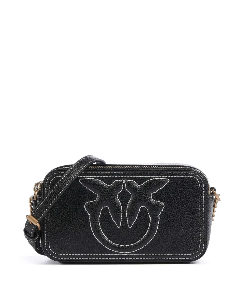 Pinko Carrie Umhängetasche nero/antique gold