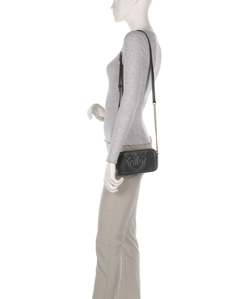 Pinko Carrie Umhängetasche nero/antique gold