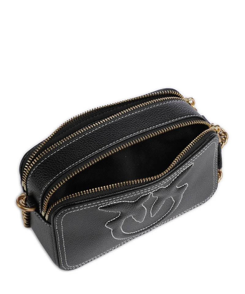 Pinko Carrie Umhängetasche nero/antique gold