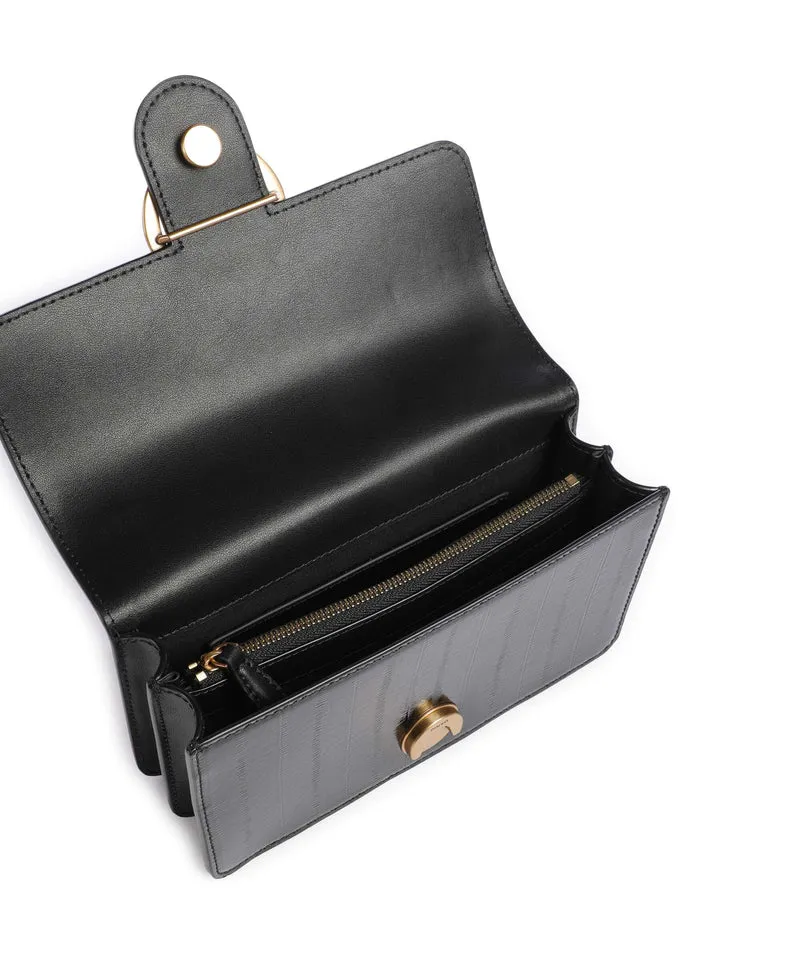 Pinko Love One Mini Schultertasche nero/antique gold
