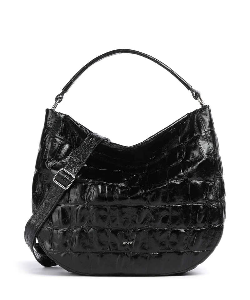 Abro Maxi Cocco Mia Beuteltasche black/nickel
