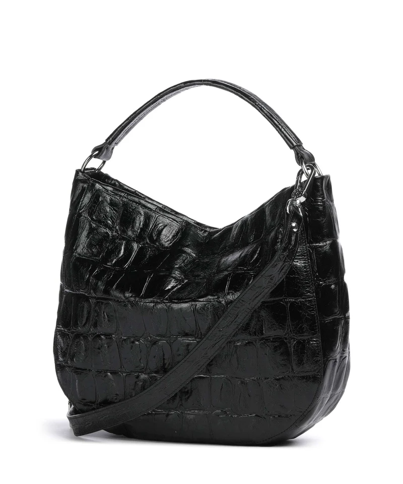 Abro Maxi Cocco Mia Beuteltasche black/nickel