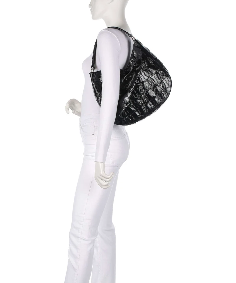 Abro Maxi Cocco Mia Beuteltasche black/nickel