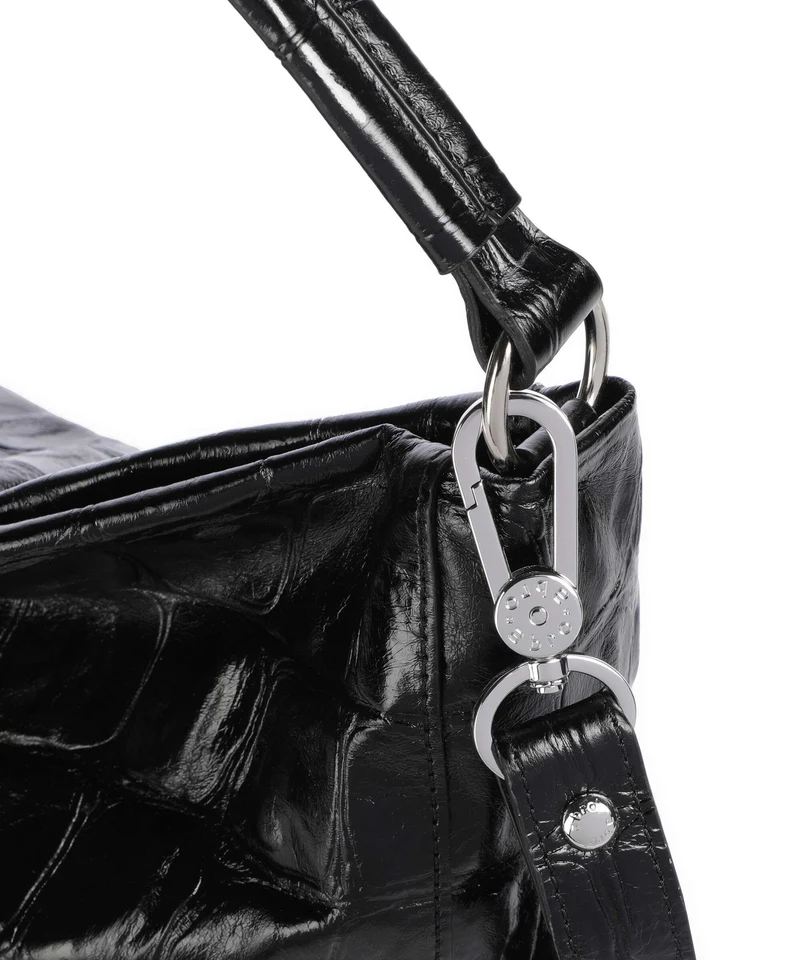 Abro Maxi Cocco Mia Beuteltasche black/nickel