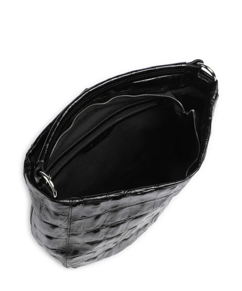 Abro Maxi Cocco Mia Beuteltasche black/nickel