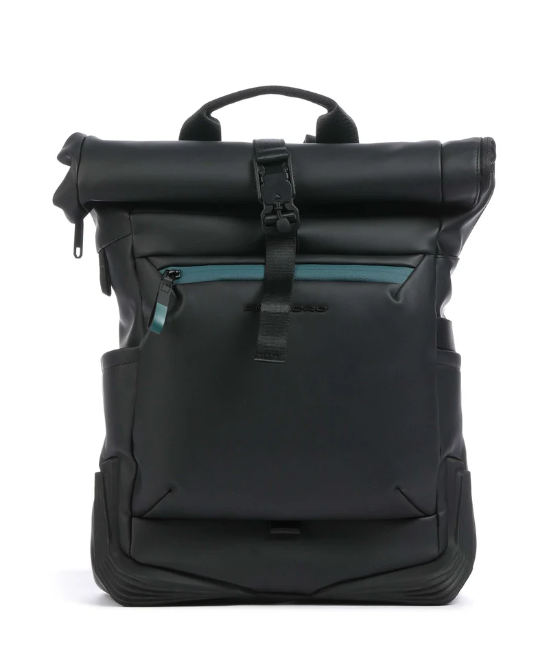 Piquadro Corner 2.0 Rolltop Rucksack nero