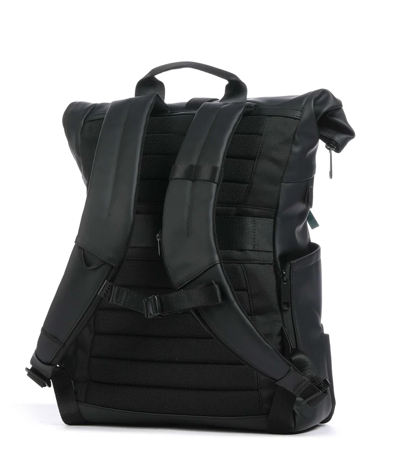 Piquadro Corner 2.0 Rolltop Rucksack nero
