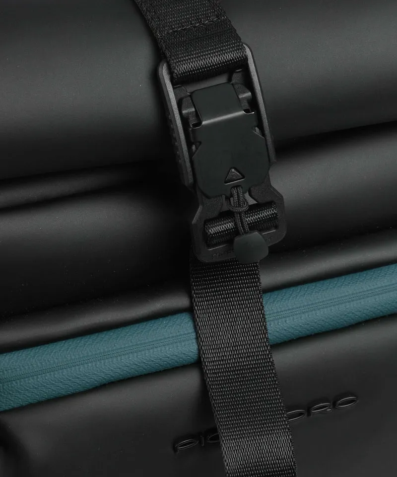 Piquadro Corner 2.0 Rolltop Rucksack nero