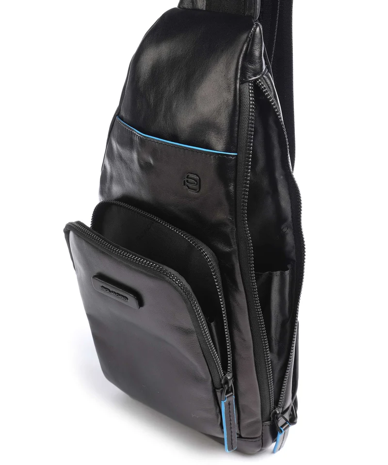 Piquadro Blue Square Revamp Slingbag black