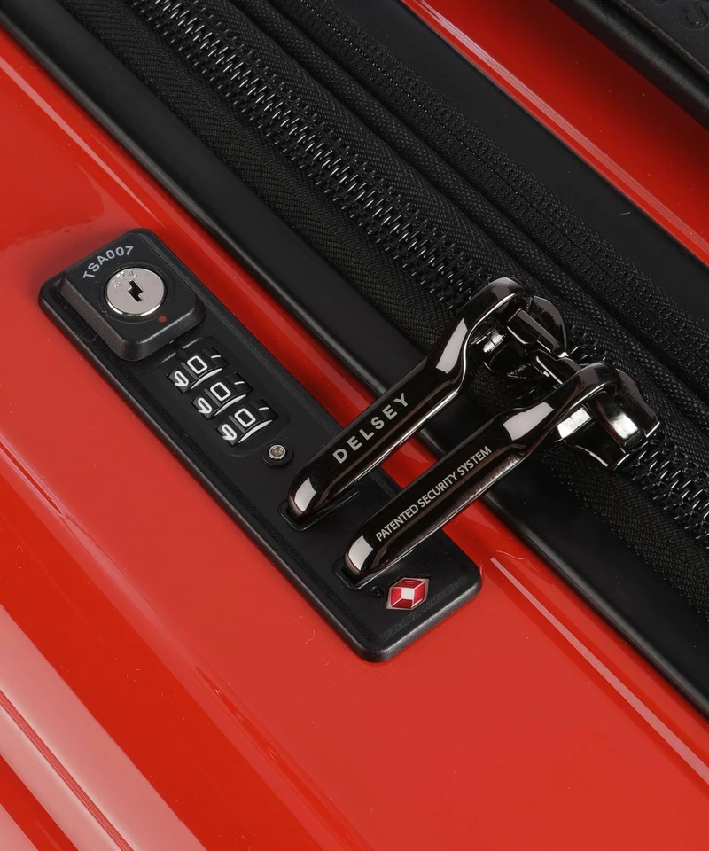 Delsey Paris Shadow 5.0 4-Rollen Trolley intensives rot