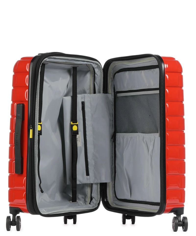 Delsey Paris Shadow 5.0 4-Rollen Trolley intensives rot