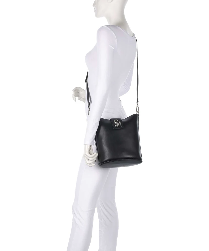 Steve Madden BARRIE Bucket Handtasche black/silver