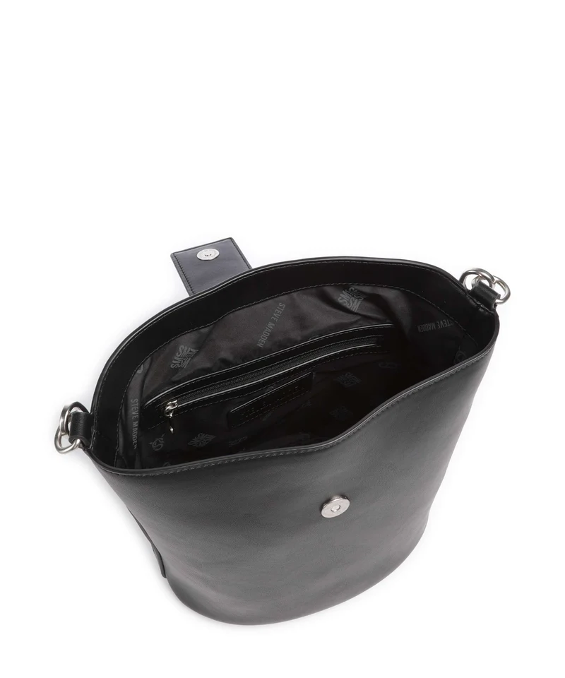 Steve Madden BARRIE Bucket Handtasche black/silver