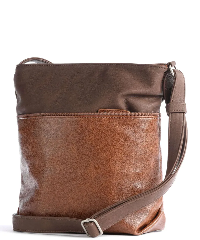 Zwei Jana J10 Schultertasche cognac
