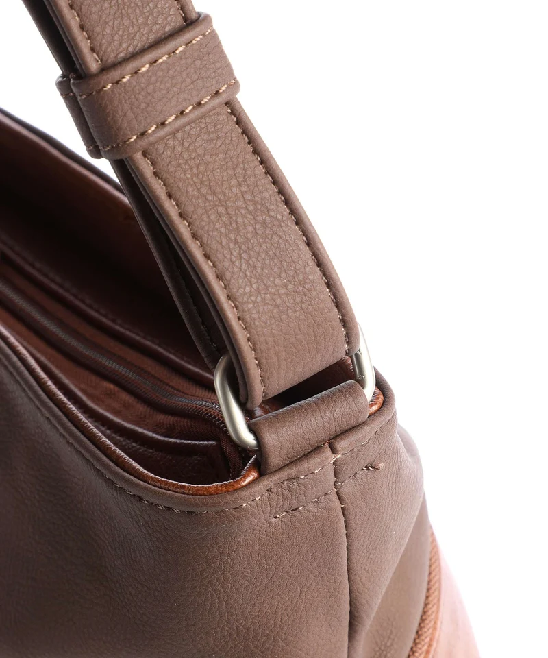 Zwei Jana J10 Schultertasche cognac