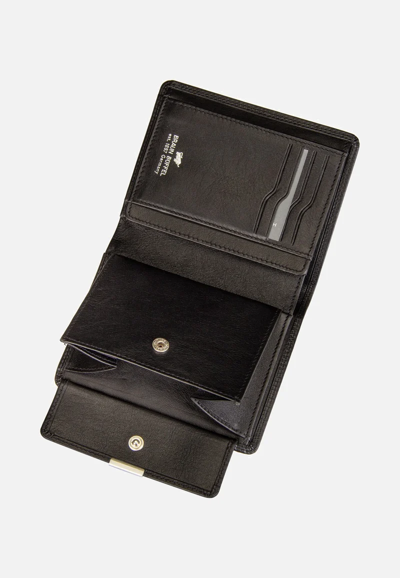 Golf RFID Coin Wallet H 8Cs Black - Portemonnaie